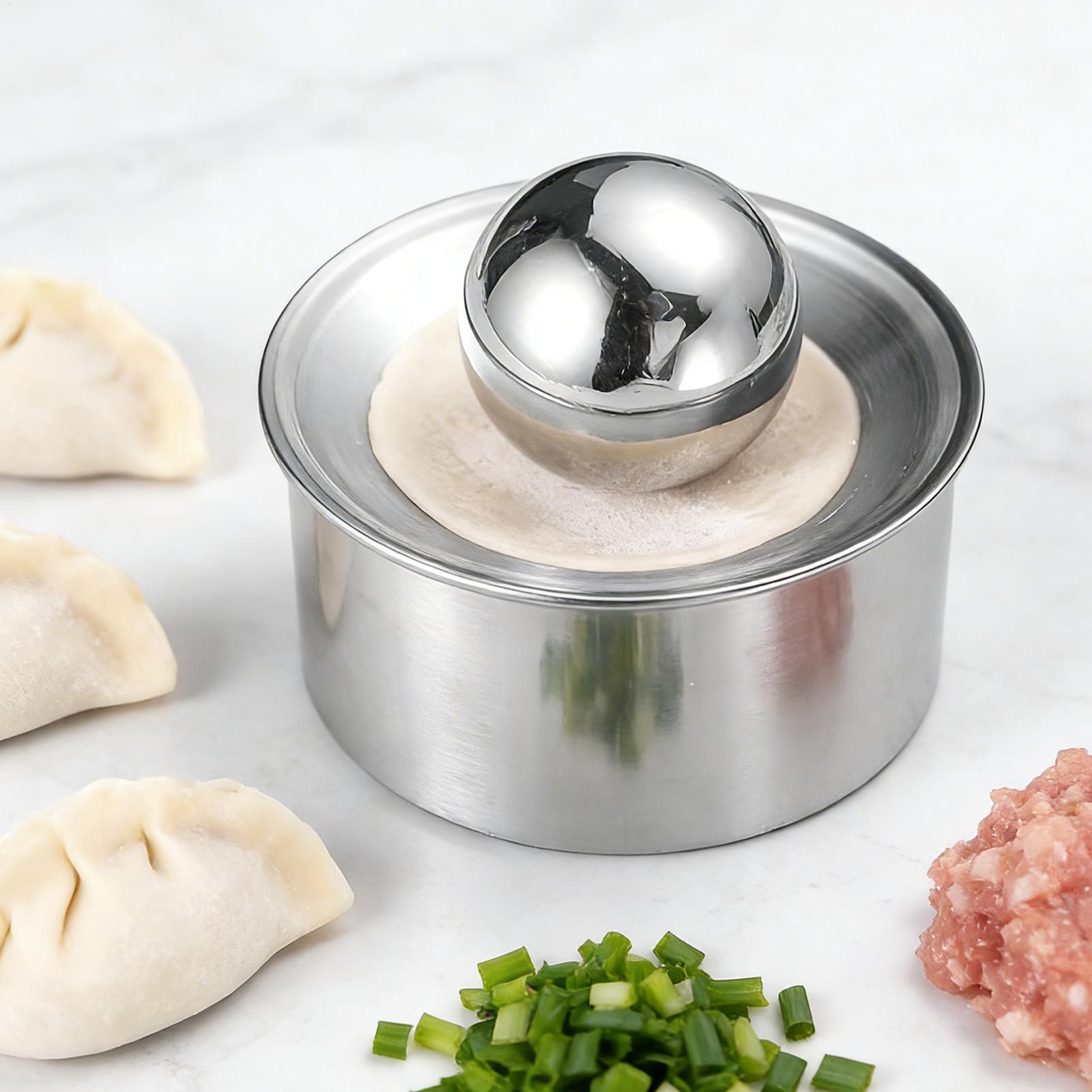 Commercial Kitchen Supplies - Manual Dumpling Wrapper Press Machine Dough