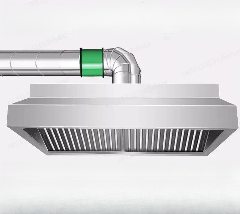 Commercial Kitchen Hood - Thickened Stainless Steel Fume Hood, Powerful