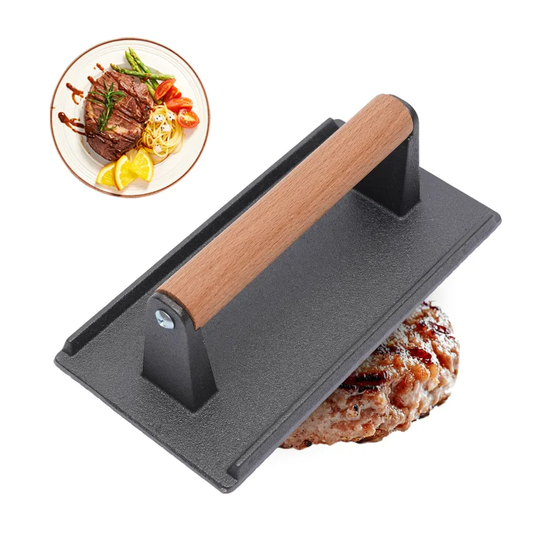 Kitchen Heavy Cast Flat Iron S - Commercial Kitchen Grill ulasan dan harga