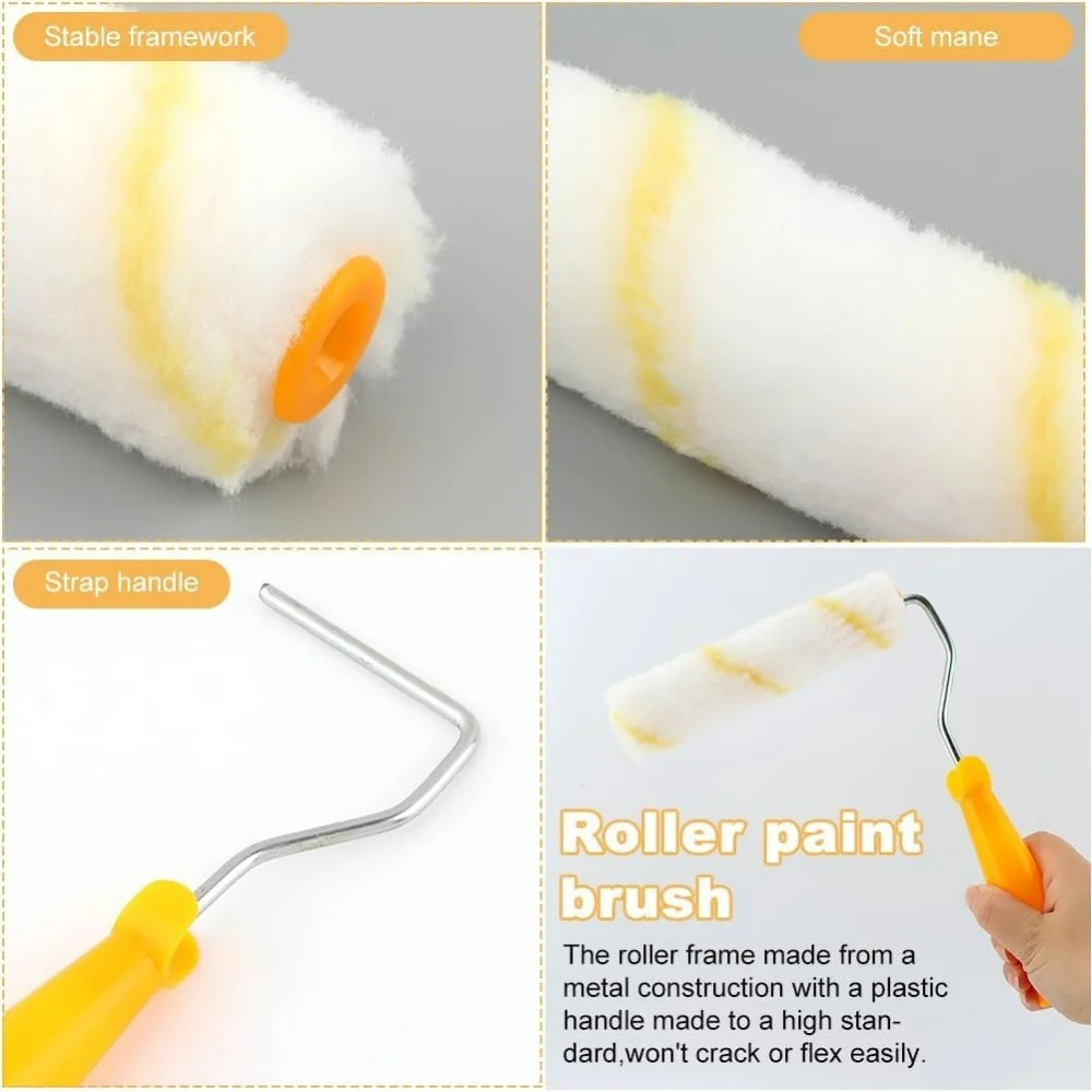 11pcs Paint Roller Brush Kit W - Commercial Kitchen Supplies ulasan dan harga