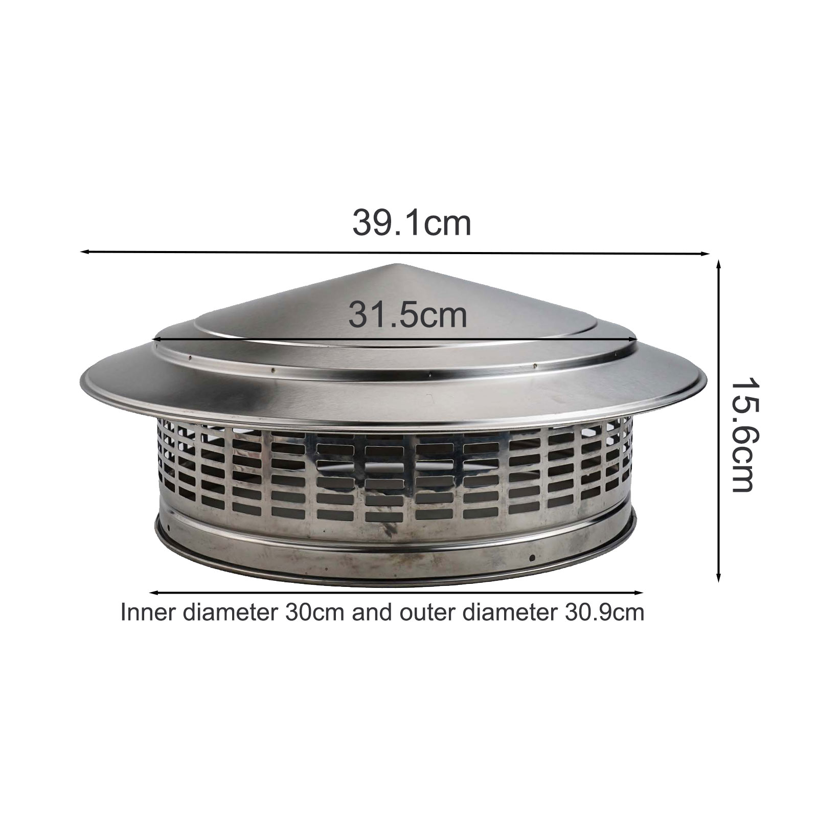 250mm Stainles-Steel Chimney C - Commercial Exhaust Hood ulasan dan harga