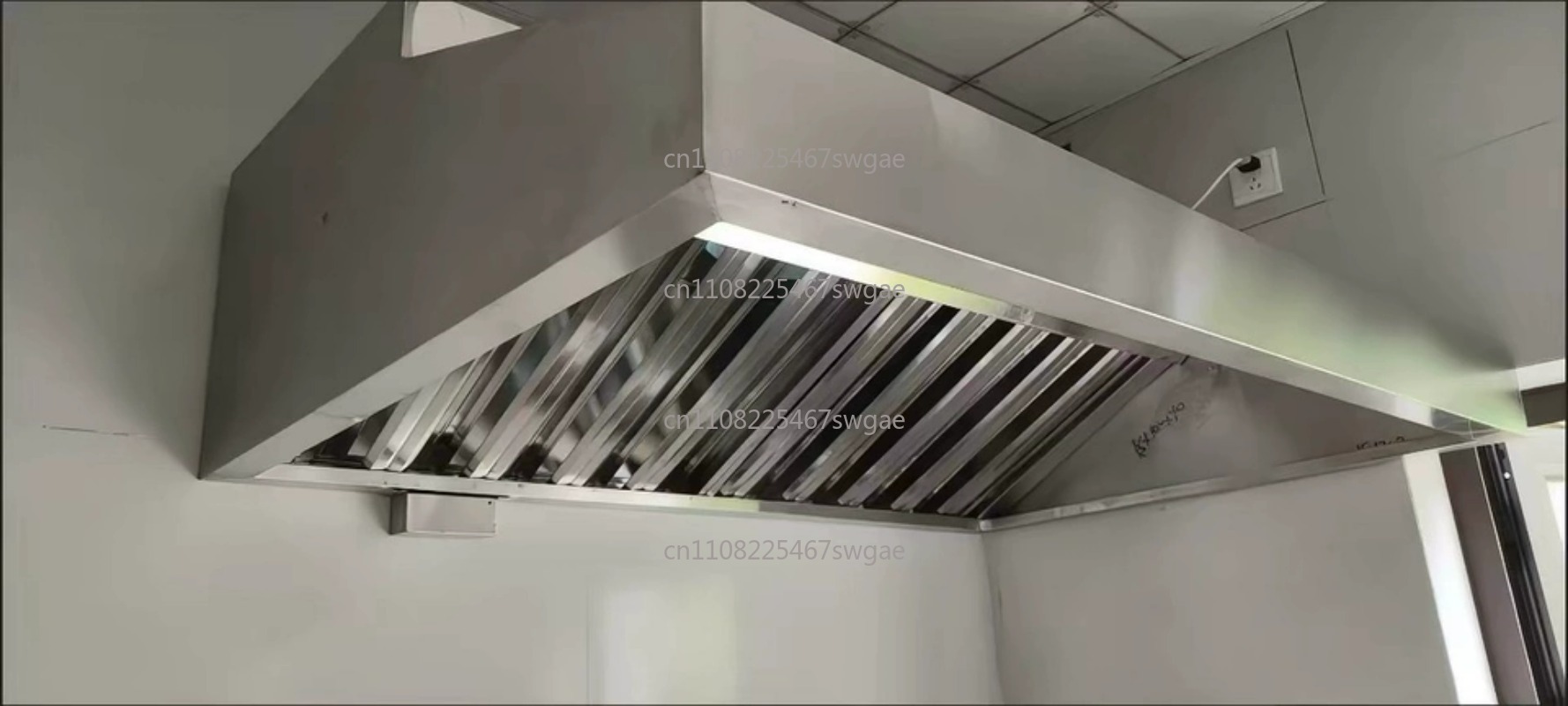 Steel Kitchen Exhaust Hood Hig - Commercial Kitchen Hood ulasan dan harga