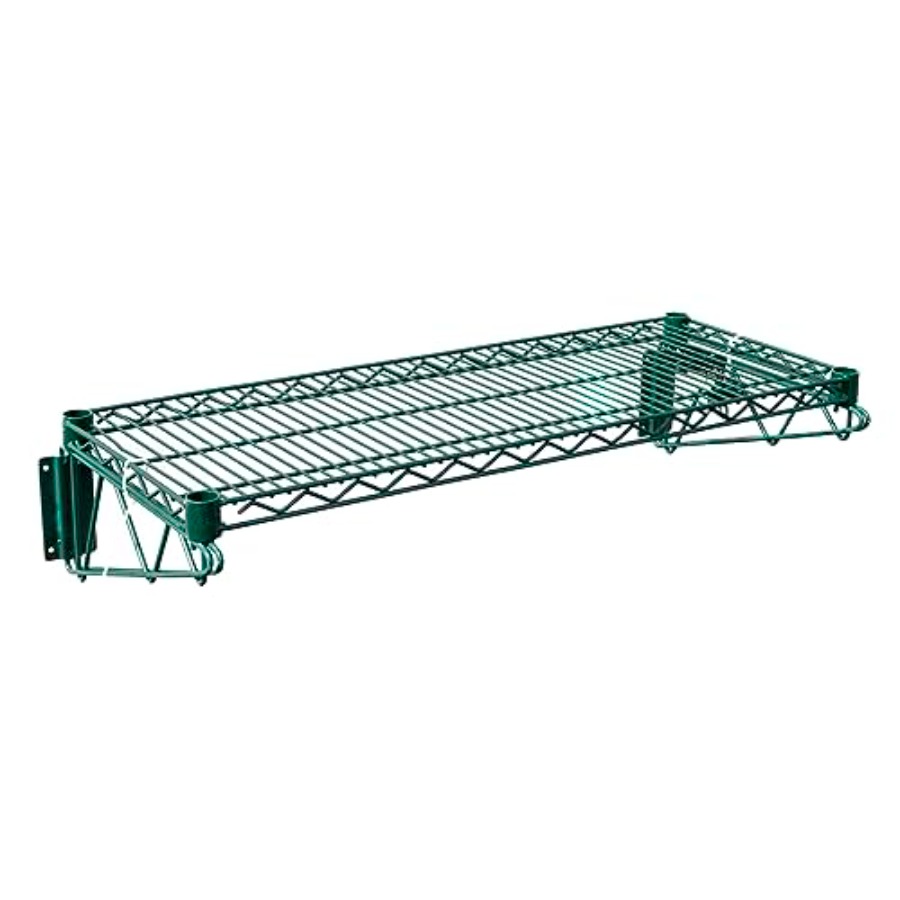 48x14 Epoxy-Coated Green Wire  - Commercial Kitchen Wall Shelves ulasan dan harga