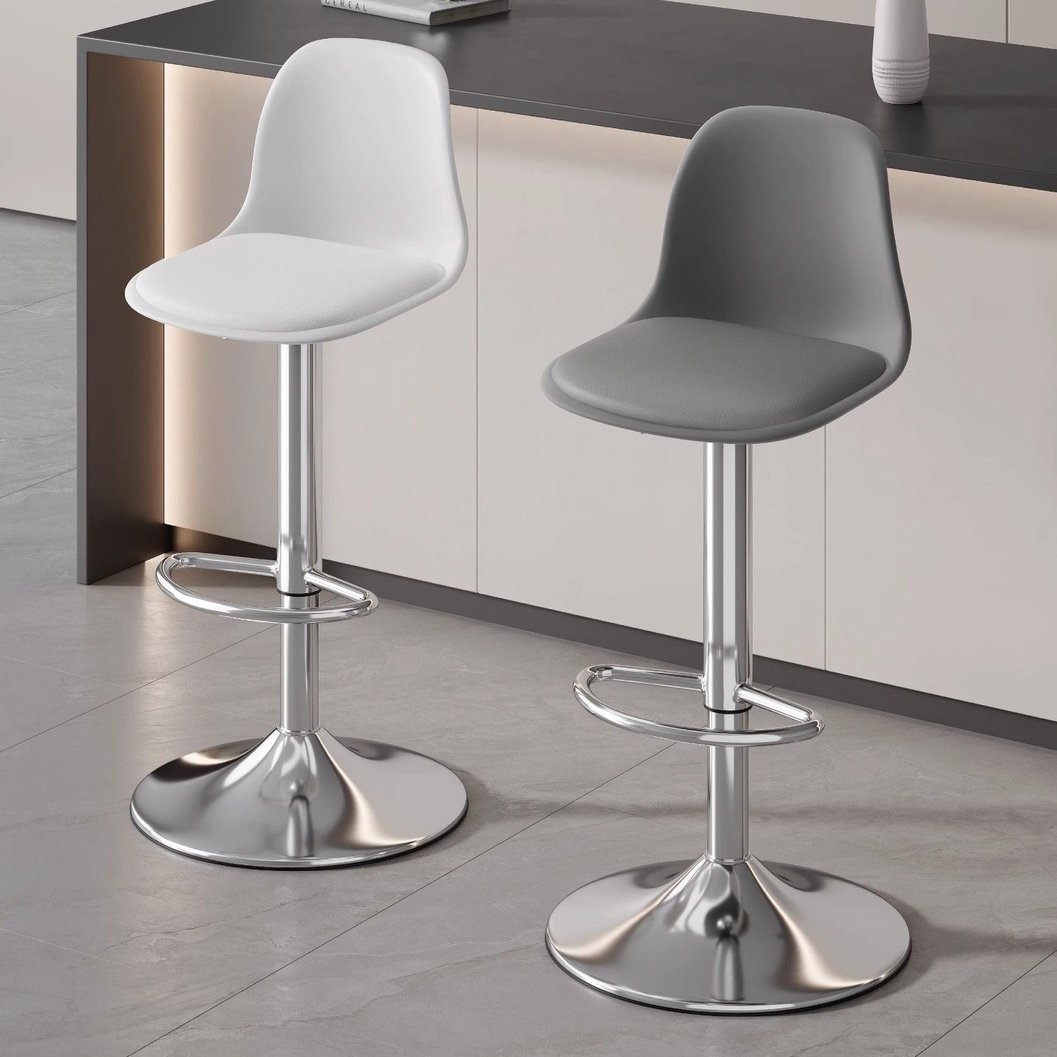 Elegant Modern Bar Chair Backr - Commercial Kitchen Interior ulasan dan harga