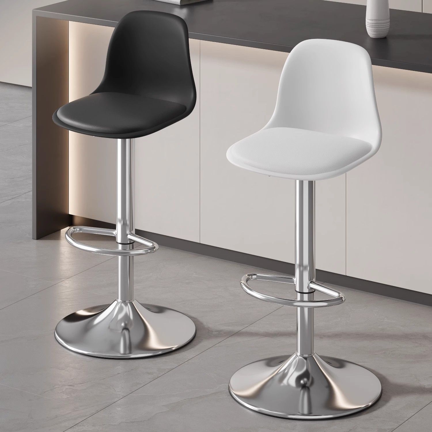 Elegant Modern Bar Chair Backr - Commercial Kitchen Interior ulasan dan harga