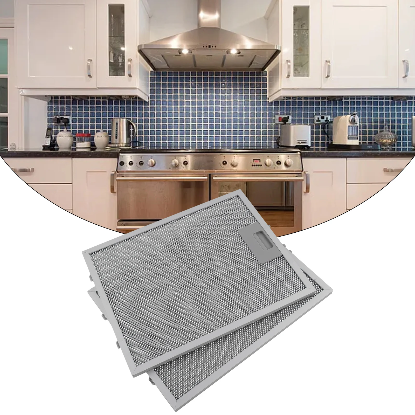 2PCS Cooker Hood Filters Metal - Commercial Kitchen Hood ulasan dan harga