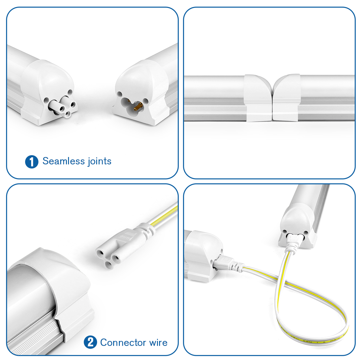 AC220V EU Plug T8 LED Tube Lig - Commercial Kitchen Youtube ulasan dan harga