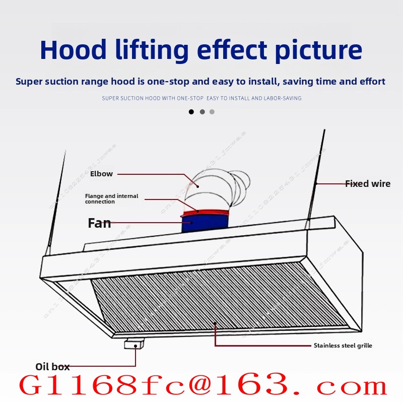 Stainless Steel Exhaust Hood f - Commercial Exhaust Hood ulasan dan harga