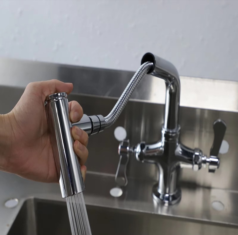 High Quality Double Handle Cou - Commercial Quality Kitchen Faucet ulasan dan harga