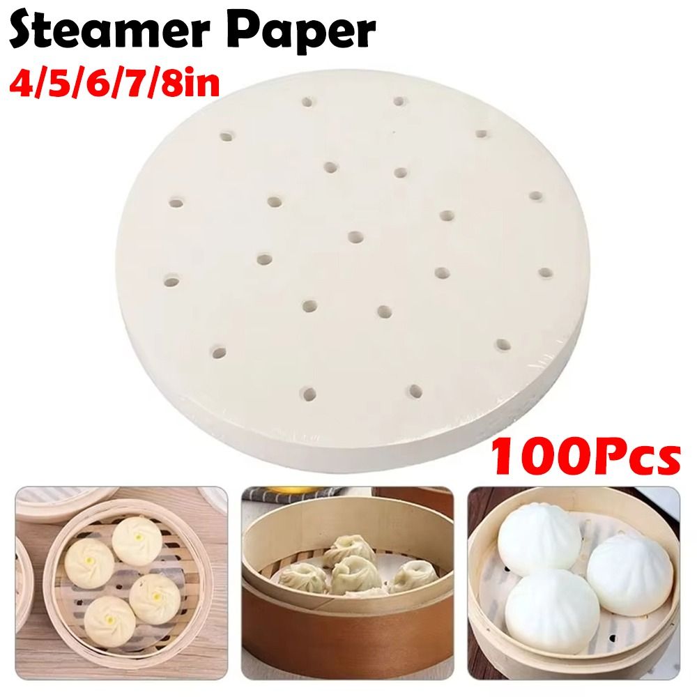 100Pcs Steamed Paper Steamed B - Commercial Kitchen Supplies ulasan dan harga