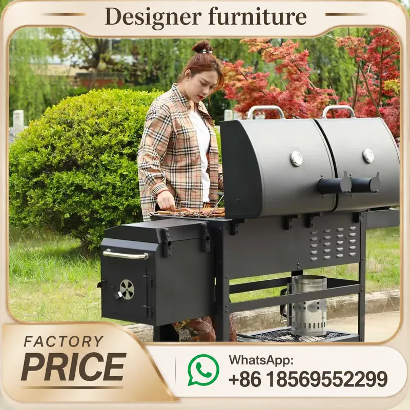 Charcoal Gas BBQ Grill Smokele - Commercial Kitchen Grill ulasan dan harga