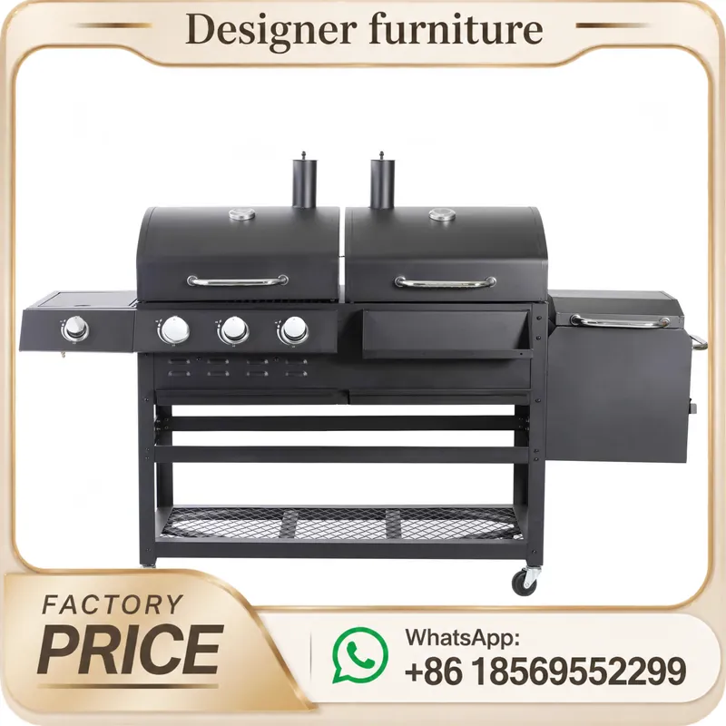 Charcoal Gas BBQ Grill Smokele - Commercial Kitchen Grill ulasan dan harga