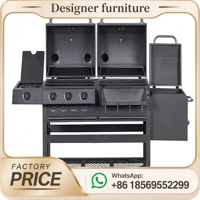 Charcoal Gas BBQ Grill Smokele - Commercial Kitchen Grill ulasan dan harga